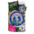 Northern Mariana Islands Bedding Set - Turtle Plumeria Banana Leaf 2