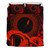 Palau Duvet Cover Set - Hibiscus And Wave Red 2