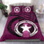 Marshall Islands Polynesian Bedding Set - Turtle With Blooming Hibiscus Reggae 5