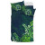 Polynesian Duvet Cover Set - Green Hibiscus Style 3