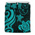 Chuuk Micronesian Bedding Set - Turquoise Tentacle Turtle 3
