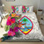 Polynesian Bedding Set - Wallis And Futuna Duvet Cover Set Map Reggae 5