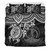 Polynesian Bedding Set - Tuvalu Duvet Cover Set Map Black 4