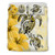 Polynesian Duvet Cover Set - Tahiti Bedding Set Polynesia Turtle Hibiscus Yellow 2