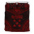 Gambier Islands Polynesian Chief Duvet Cover Set - Red Version 1