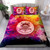 Gambier Islands Polynesian Chief Duvet Cover Set - Red Version 5