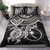 Chuuk Polynesian Duvet Cover Set - White Turtle 1