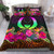 Kosrae State Bedding Set - Fish With Plumeria Flowers Style 5
