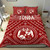 Tonga Bedding Set - Tonga Seal With Polynesian Tattoo Style (Red) 2