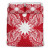 Polynesian Duvet Cover - Guam Bedding Set - Red Turtle Flowing 4