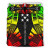 Gambier Islands Duvet Cover Set - Polynesian Tattoo Reggae 2