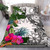 Nauru Custom Personalised Bedding Set White - Turtle Plumeria Banana Leaf 1