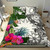 Nauru Custom Personalised Bedding Set White - Turtle Plumeria Banana Leaf 2