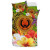 Pohnpei Polynesian Bedding Set - Manta Ray Tropical Flowers (Reggae) 2