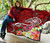 Guam Premium Quilt - Turtle Plumeria (Red) 7