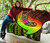 Pohnpei Premium Quilt - Polynesian Hook And Hibiscus (Raggae) 8