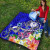 Kosrae Premium Quilt - Turtle Plumeria (Blue) 6