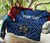 Fiji Personalised Premium Quilt - Fiji Seal With Polynesian Tattoo Style ( Blue) 3