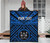Fiji Personalised Premium Quilt - Fiji Seal With Polynesian Tattoo Style ( Blue) 7