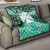 Wallis and Futuna Premium Quilt - Vintage Floral Pattern Green Color 9