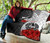 Tahiti Polynesian Premium Quilt - Coat Of Arm With Hibiscus White 8