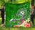 Guam Premium Quilt - Turtle Plumeria (Green) 1