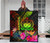 Samoa Polynesian Premium Quilt -  Hibiscus and Banana Leaves 4