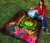 Samoa Polynesian Premium Quilt -  Hibiscus and Banana Leaves 7
