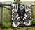 Federated States Of Micronesia Premium Quilt - Federated States Of Micronesia Seal Polynesian White Tattoo (Black) 8