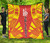 New Caledonia Premium Quilt - New Caledonia Coat Of Arms Polynesian Yellow Tattoo 1