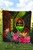 Guam Polynesian Premium Quilt -  Hibiscus and Banana Leaves 5