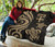Fiji Polynesian Premium Quilt - Gold Tentacle Turtle 7