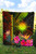 Marshall Islands Polynesian Premium Quilt -  Hibiscus and Banana Leaves 5