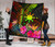 The Philippines Polynesian Personalised Premium Quilt -  Hibiscus and Banana Leaves 3