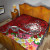 Fiji Premium Quilt  - Turtle Plumeria (Red) 6