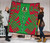 Vanuatu Premium Quilt - Vanuatu Coat Of Arms Polynesian Red Tattoo (Green) 2