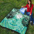 Nauru Polynesian Premium Quilt - Vintage Floral Pattern Green Color 6