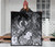 Vanuatu Custom Personalised Premium Quilt - Humpback Whale with Tropical Flowers (White) 3