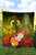 Vanuatu Premium Quilt - Humpback Whale with Tropical Flowers (Yellow) 4
