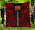Papua New Guinea Premium Quilt - Papua New Guinea Coat Of Arsms Polynesian Red Tattoo 1