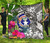 Northern Mariana Islands Premium Quilt White - Turtle Plumeria Banana Leaf 1
