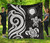 Northern Mariana Islands Premium Quilt -  White Tentacle Turtle 1