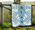 Federated States Of Micronesia Premium Quilt - Federated States Of Micronesia Seal Polynesian White Tattoo (Blue) 8