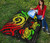 Papua New Guinea Premium Quilt - Reggae Tentacle Turtle 6