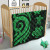 Pohnpei Premium Quilt - Green Tentacle Turtle 7