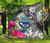 Federated States of Micronesia Premium Quilt - Turtle Plumeria Banana Leaf 1