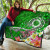 CNMI Premium Quilt  - Turtle Plumeria (Green) 6
