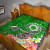 CNMI Premium Quilt  - Turtle Plumeria (Green) 10