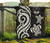 Marshall Islands Premium Quilt - White Tentacle Turtle Crest 8