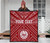 Tahiti Personalised Premium Quilt - Tahiti Seal In Polynesian Tattoo Style (Red) 8